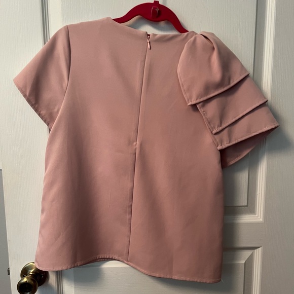 Pink Ruffle Blouse - Picture 3 of 3